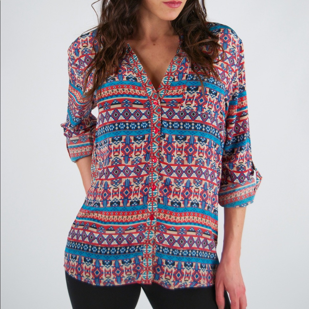 Tolani Beige Amy Top